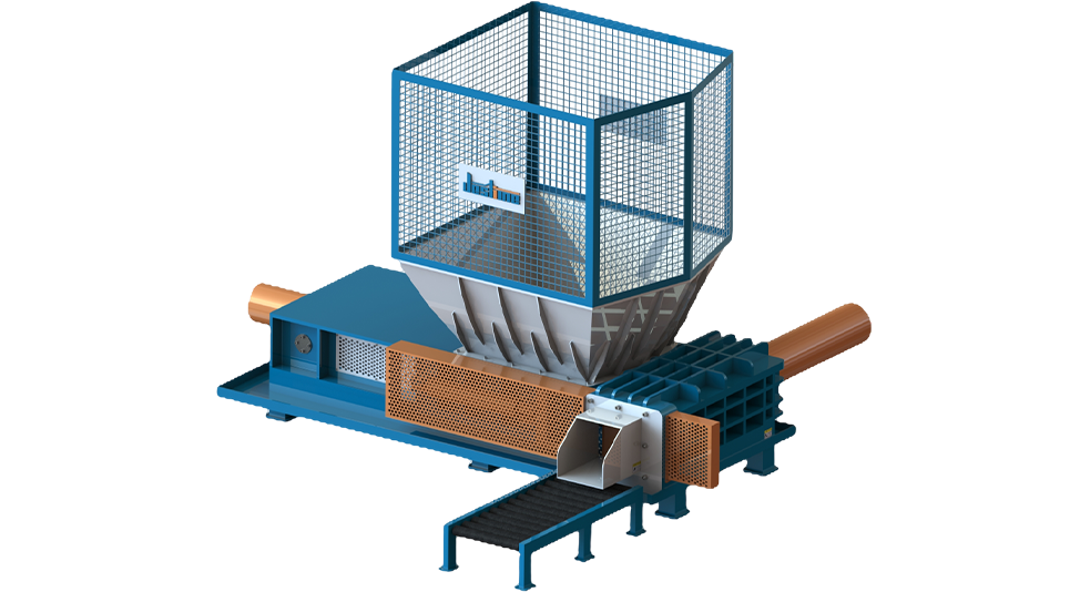  Hopper Type Metal Shear Baler