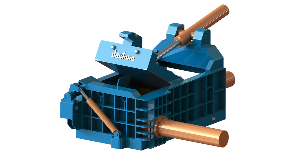  Side Turn-Out Scrap Metal Baler