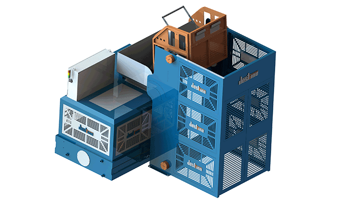 Auto Lift Flipping Briquette Line