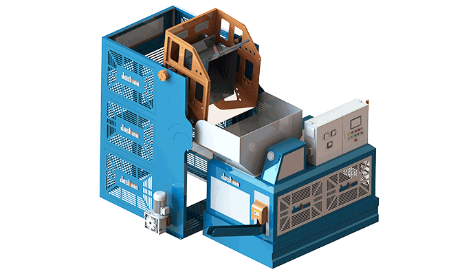 Auto Lift Flipping Briquette Line