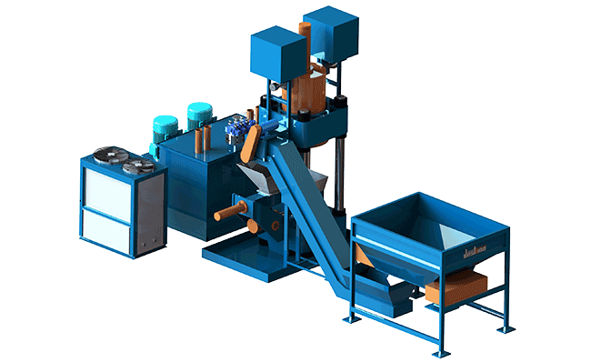 Centralized Feeding Briquetting Line
