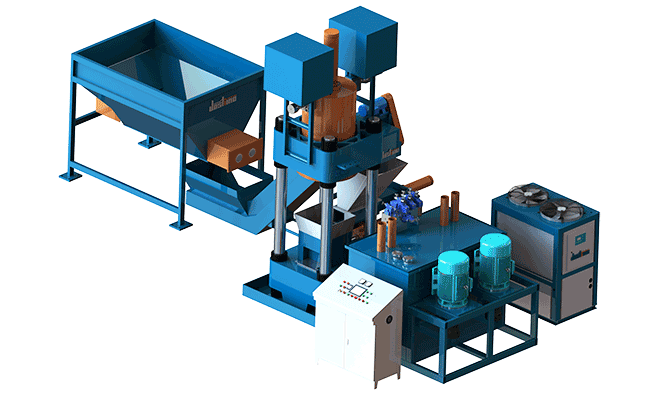 Centralized Feeding Briquetting Line