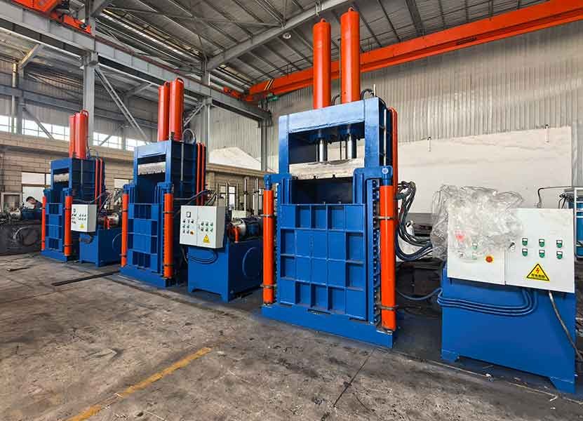 Vertical Waste Aluminium Cans Baling Machine