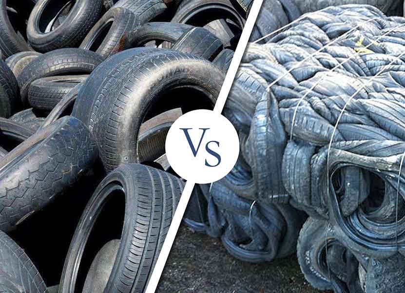 Austrilian Customer Use Vertical Waste Tire Baler