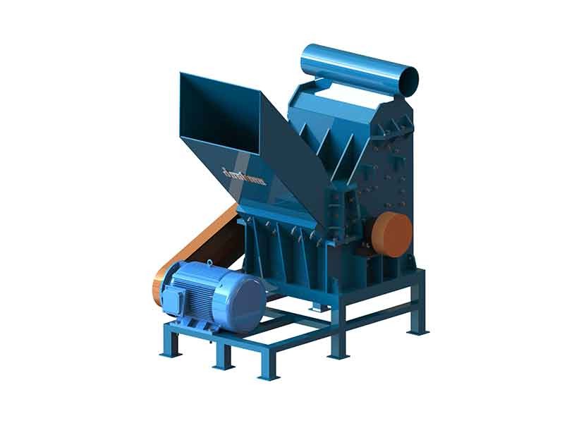 5tons/Hour Output of Metal Scrap Crushing Machine