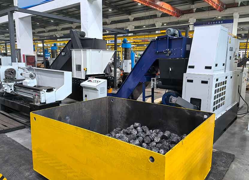 Integrated Single-Shaft Shredding and Briquetting ...