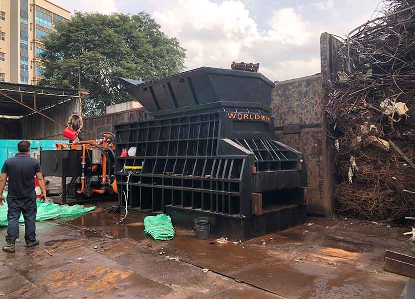 Singapore 800Tons Horizontal Heavy Duty Box Shear