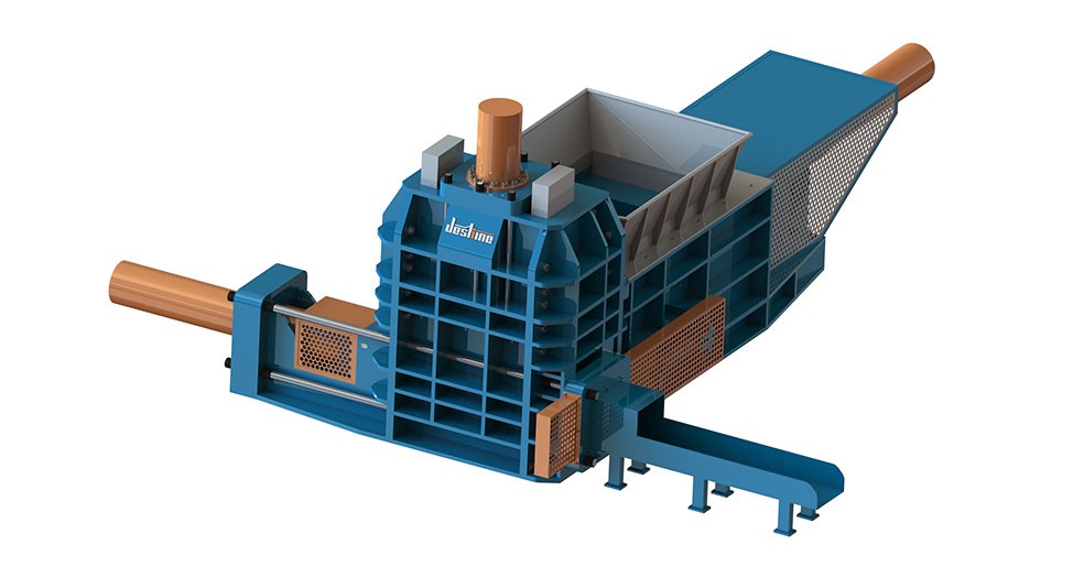  Triple Rams Metal Shear Baler