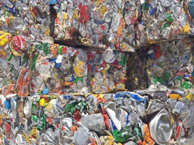 Aluminum Scrap Can Baler