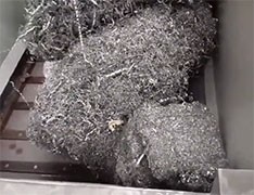 Aluminium Shavings Shredder