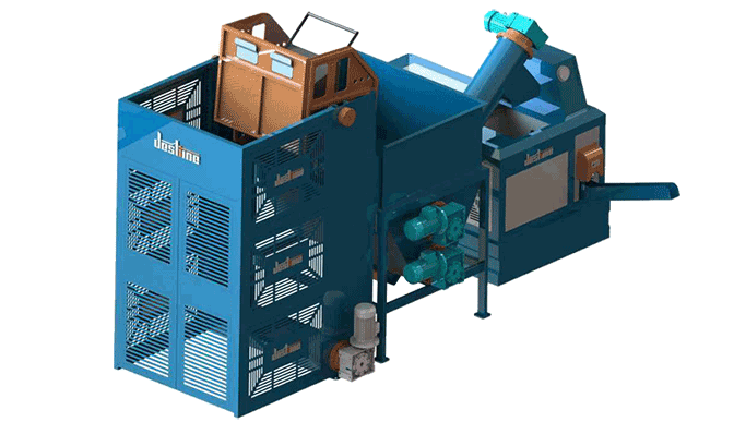 Auto Lift Flipping Briquetting Line