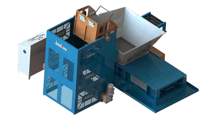 Auto Metal Chips Lift Flipping Baler