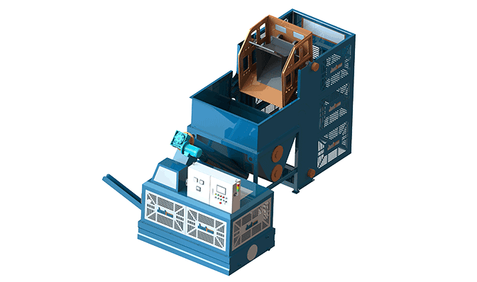 Auto Lift Flipping Briquetting Line