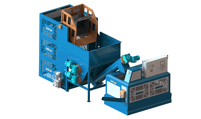 Auto Lift Flipping Briquetting Line