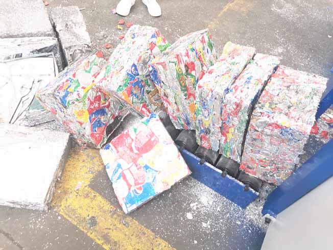 Aluminum Can Baler Press