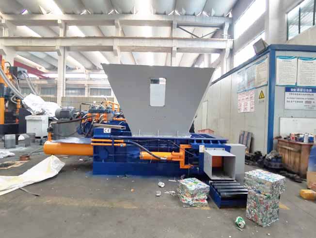 Small Scale Aluminum Scrap Baler