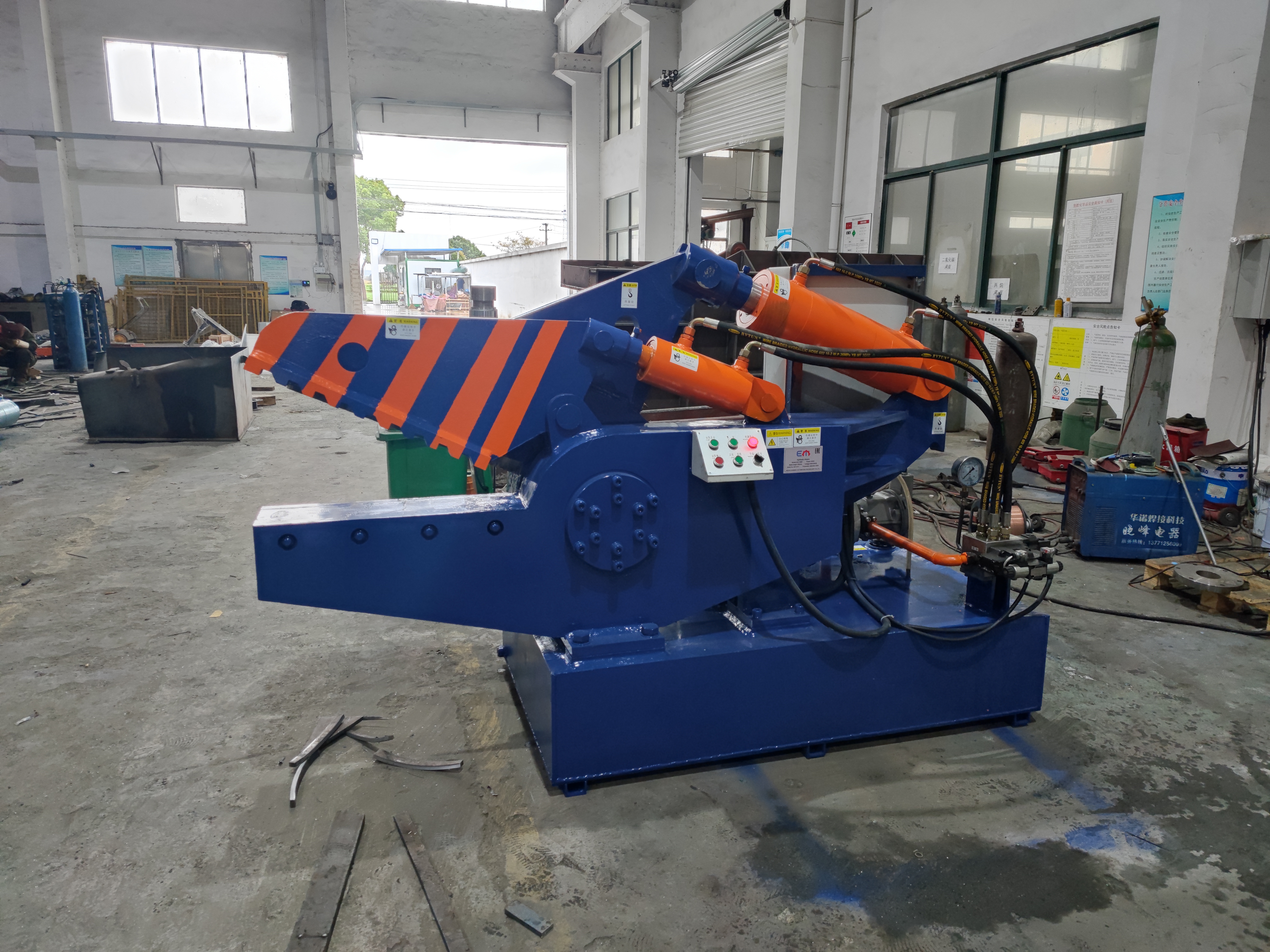 Portable Hydraulic Alligator Shear Machine