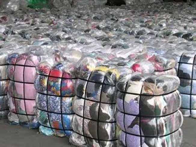 Old Clothes Big Bale Press Baler