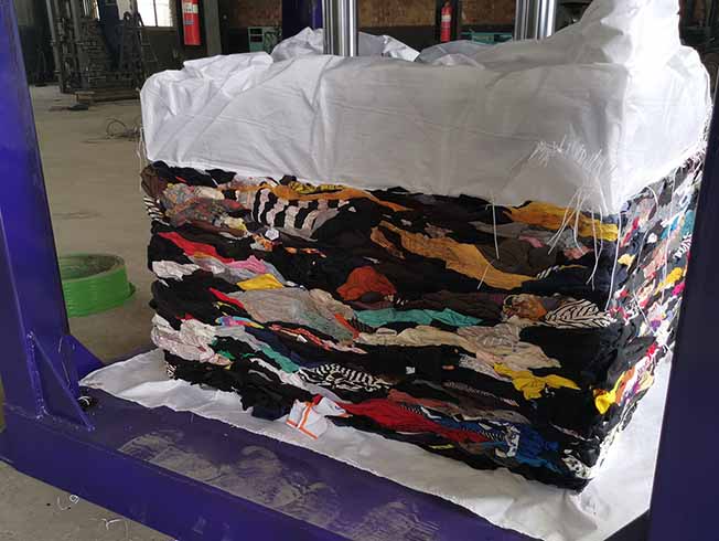 Old Clothes Baler Press