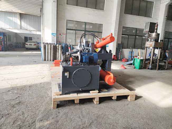 Metal Scrap press Baler machine