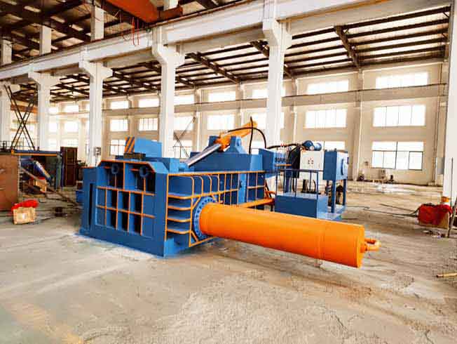 Iron Scrap steel metal Press Machine