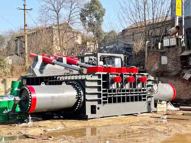 Heavy Duty Steel Wire Scrap Baler