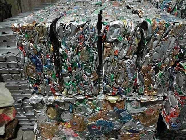 Automatic Aluminum Scrap Cans Baling Machine