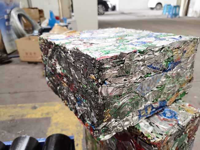 Continuous Aluminium Extrusion Scrap Shear Baler