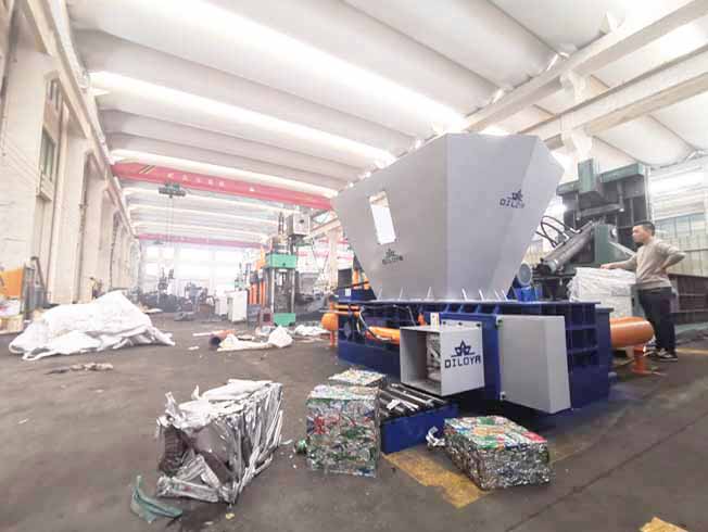 Automatic Shear Baler For Aluminum Cans