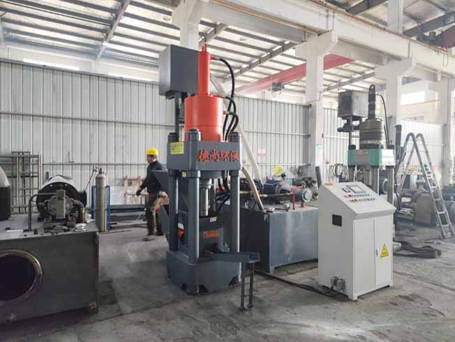 Scrap Copper Turnings Shredding Briquette Press