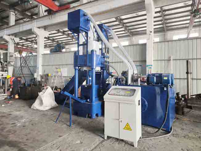 Brass Scrap Chips Briquetting Press Machine