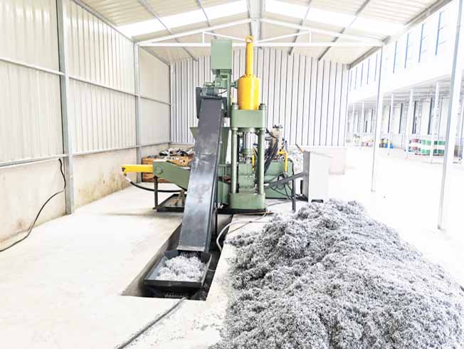 Hydraulic Aluminum Chips Briquetting Machine