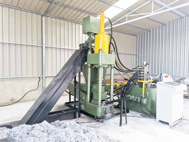 Hydraulic Aluminum Chips Briquetting Machine