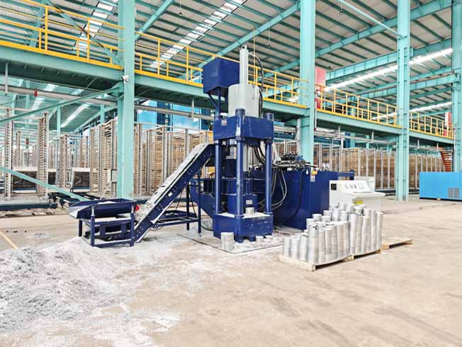 Hydraulic Aluminum Chips Briquetting Press Machine
