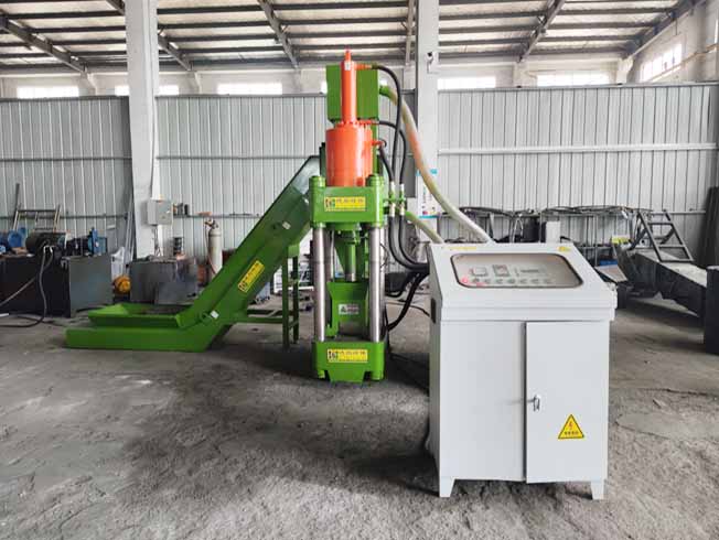 Brass Hair Wire Briquetting Press Machine