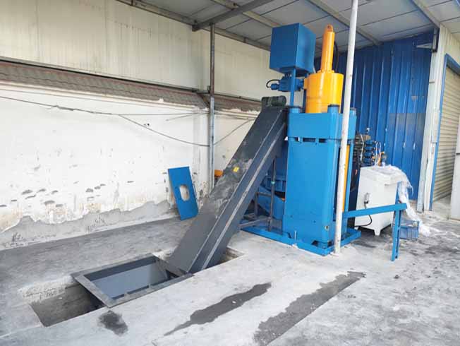 Scrap Aluminum Chip Briquette Press