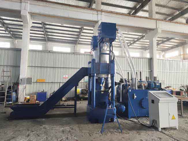 Waste Iron Chip Block Making Machine