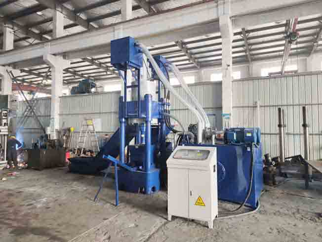 Waste Iron Chip Block Making Machine