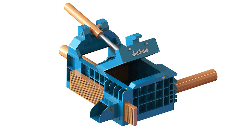  Side Push-Out Metal Scrap Baler