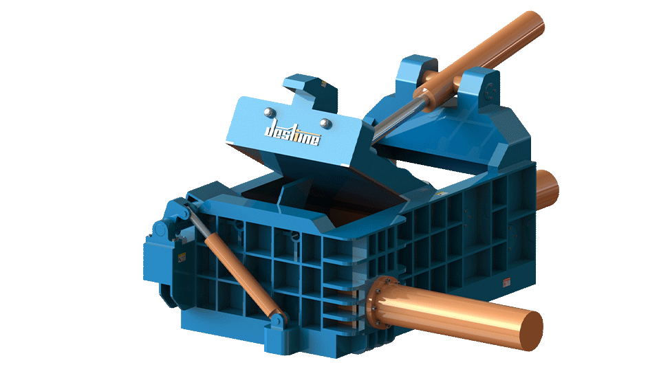 Side Turn-Out Scrap Metal Baler