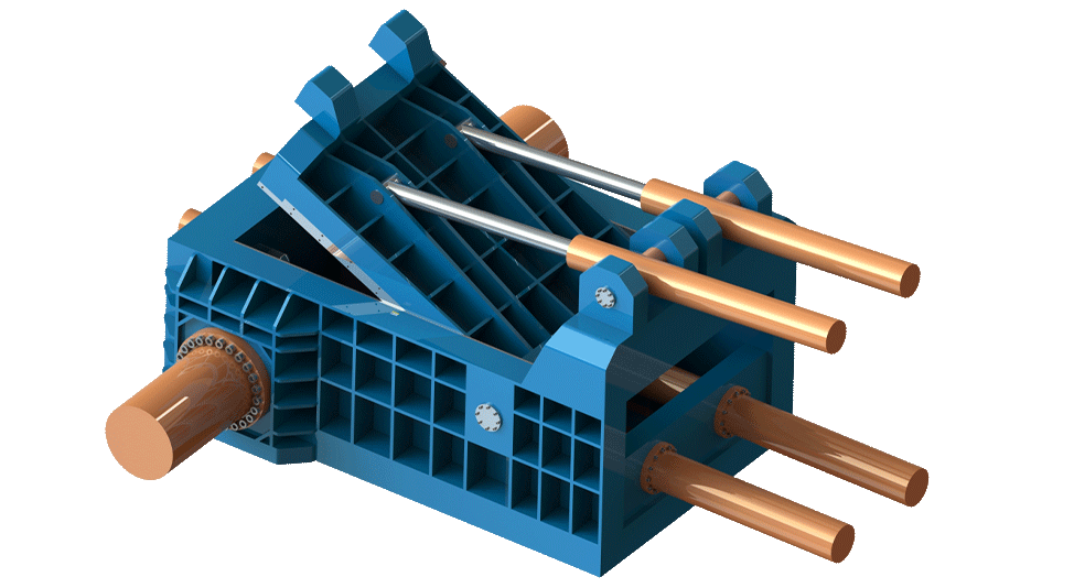 Heavy Duty Metal Scrap Baler