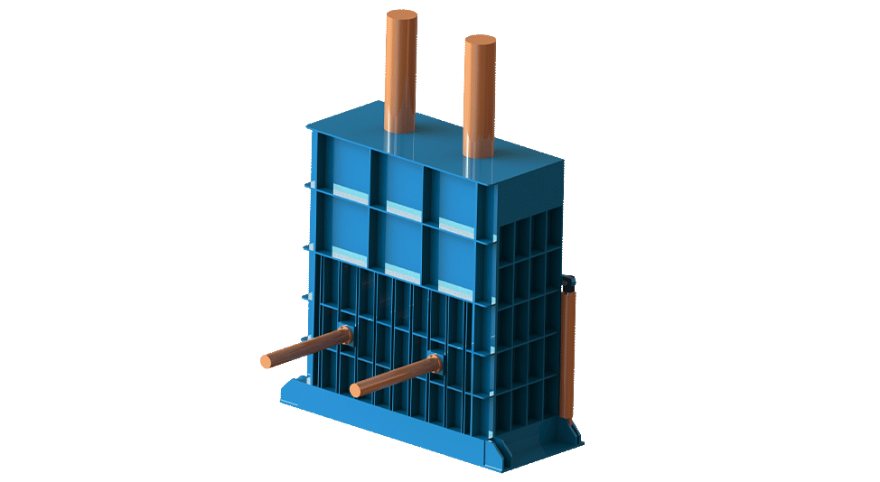 Vertical Metal Scrap Baler