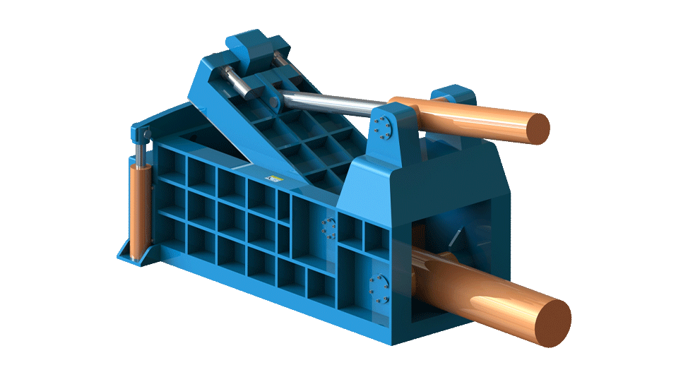 Front-Out Metal Scrap Baler