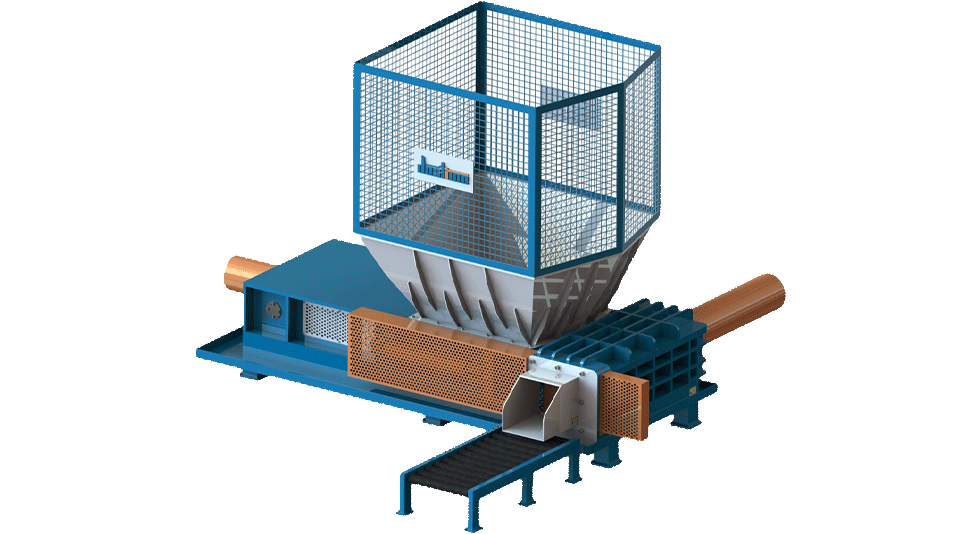 Hopper Type Metal Shear Baler