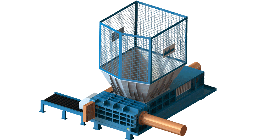  Hopper Type Metal Shear Baler