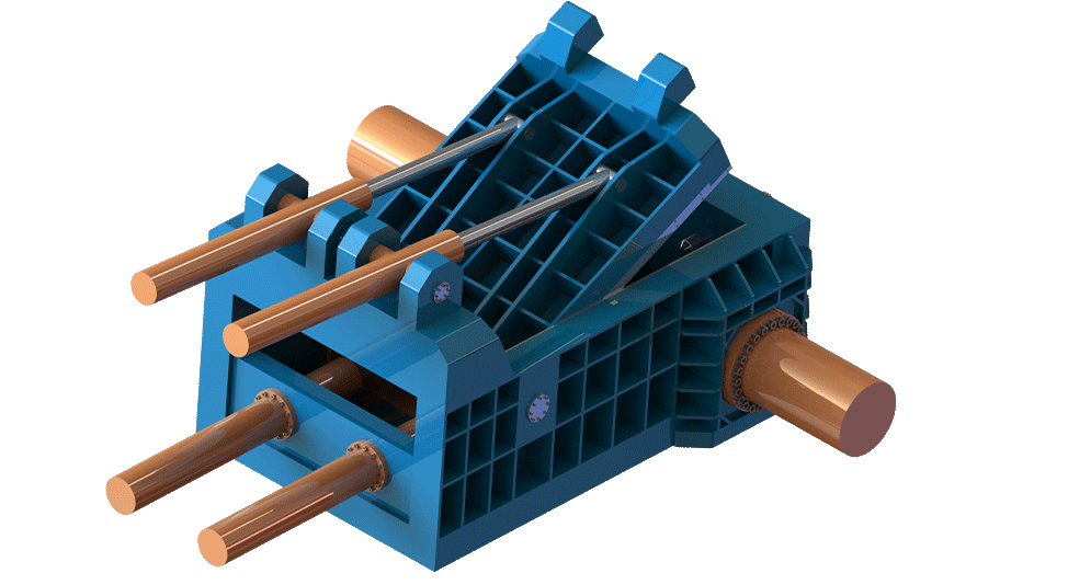 Heavy Duty Metal Scrap Baler