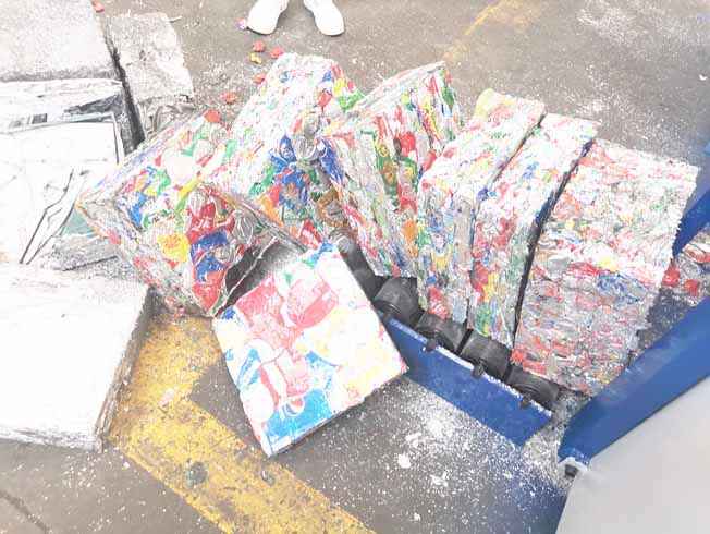 Aluminum Can Baler Press