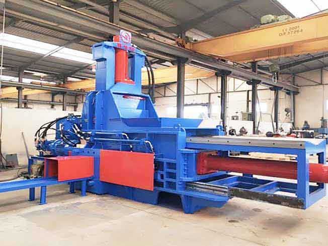 Triple Rams Compress Shear Baler