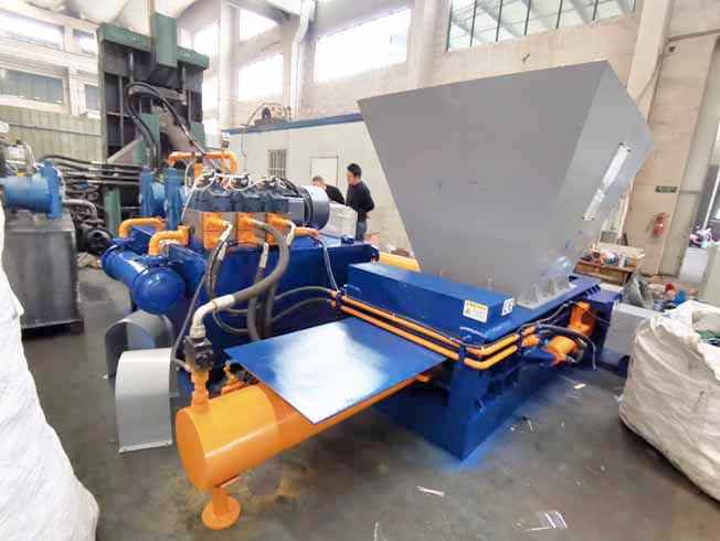 Waste Aluminum And Tin Can Pressing Baler Machine