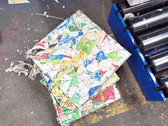 Small Scale Aluminum Scrap Baler